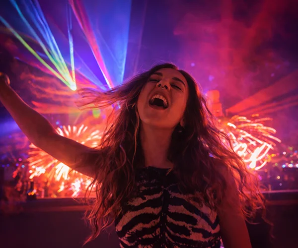 Dance performance on stage